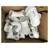 WHITE PVC ASSORTED PARTS