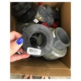 BLACK/GREY PLASTIC PLUMBING ITEMS
