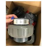 BLACK/GREY PLASTIC PLUMBING ITEMS