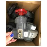 BLACK/GREY PLASTIC PLUMBING ITEMS