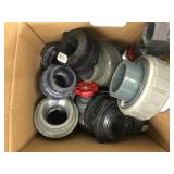 BLACK/GREY PLASTIC PLUMBING ITEMS