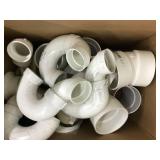WHITE PVC ASSORTED PARTS