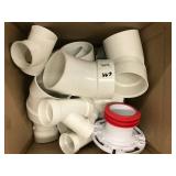WHITE PVC ASSORTED PARTS