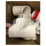 WHITE PVC ASSORTED PARTS