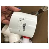 WHITE PVC ASSORTED PARTS