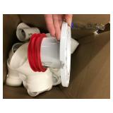 WHITE PVC ASSORTED PARTS