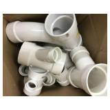 WHITE PVC ASSORTED PARTS
