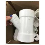 WHITE PVC ASSORTED PARTS