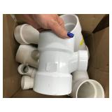 WHITE PVC ASSORTED PARTS