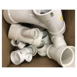 WHITE PVC ASSORTED PARTS