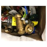 ASSORTED PLUMBING SHUT OFF VALVES