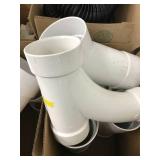 ASSORTED PLUMBING PVC PIECES