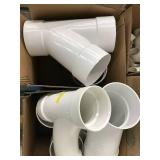 ASSORTED PLUMBING PVC PIECES