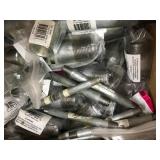 BOX OF ASSORTED GALVENIZED PLUMBING ITEMS