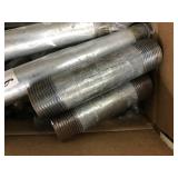 ASSORTED GALVENIZED PLUMBING ITEMS