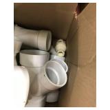ASSORTED PLUMBING PVC PIECES