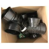 ASSORTED BLACK PLUMBING ITEMS