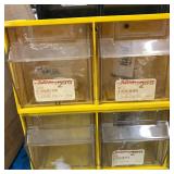 2 CABINETS WITH TRAYS