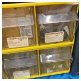 2 CABINETS WITH TRAYS