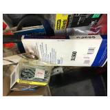 LARGE BOX OF ASSORTED CAR PARTS