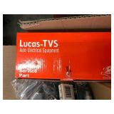 LARGE BOX OF ASSORTED CAR PARTS