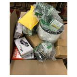 BOX OF ASSORTED CAR/VEHICLE PARTS