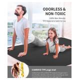CAMBIVO Large Yoga Mat (6
