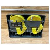SMARTSTRAPS Pack of 2- 20 ft Commercial Ratchet Tie Downs