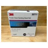3M Lot of 3 Rolls- 30711 Hookit 734U Purple 70 mm x 12 m P120 Grit Clean Sanding Sheet Rolls