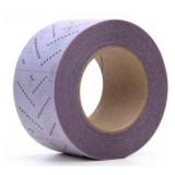 3M Lot of 3 Rolls- 30711 Hookit 734U Purple 70 mm x 12 m P120 Grit Clean Sanding Sheet Rolls