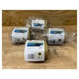 3M Lot of 4 Rolls of- Stikit Gold Disc Roll, 01428, 5 in, P80A, 125 discs per roll (008152367)