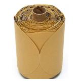 3M Lot of 4 Rolls of- Stikit Gold Disc Roll, 01428, 5 in, P80A, 125 discs per roll (008152367)
