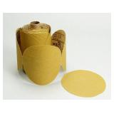 3M Lot of 4 Rolls of- Stikit Gold Disc Roll, 01428, 5 in, P80A, 125 discs per roll (008152367)