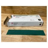 3M Green Corps Stikit Sheet, 02232, 2-3/4 in x 16 1/2 in, 36+ Grade, Pack of 100 Production Sheets, for Coating Removal, Metal Surfaces, Auto Sanding (081523166)
