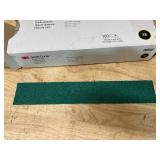 3M Green Corps Stikit Sheet, 02232, 2-3/4 in x 16 1/2 in, 36+ Grade, Pack of 100 Production Sheets, for Coating Removal, Metal Surfaces, Auto Sanding (081523166)