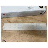 3M Green Corps Stikit Sheet, 02232, 2-3/4 in x 16 1/2 in, 36+ Grade, Pack of 100 Production Sheets, for Coating Removal, Metal Surfaces, Auto Sanding (081523166)