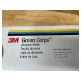 3M Green Corps Stikit Sheet, 02232, 2-3/4 in x 16 1/2 in, 36+ Grade, Pack of 100 Production Sheets, for Coating Removal, Metal Surfaces, Auto Sanding (081523166)