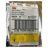 3M Lot of 3 Packs of- 787C Fibre Discs- 25 per pack- 60+ Grit