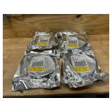 3M Lot of 4 Packs of- 787C Fibre Discs- 25 per pack- 80+ Grit