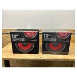 METRA Lot of 2- 12" Single Sealed Subwoofer Enclosures