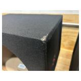 METRA Lot of 2- 12" Single Sealed Subwoofer Enclosures