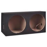 METRA TCBX-212 12" Dual Sealed Car Audio Subwoofer Enclosure - Charcoal