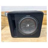 KICKER VCWR122 Ported enclosure with one 12" CompR subwoofer