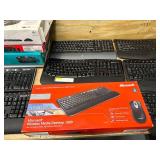 Lot of Computer Keyboards and Mice
