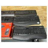 Lot of Computer Keyboards and Mice