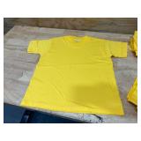 GILDAN Lot of 21- Ultra Cotton Heavyweight Youth Tees in Yellow- Size 6/8
