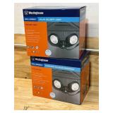 WESTING HOUSE Lot of 2- 481141-08W Morningside Solar System Pir Flood Lights
