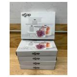 ASAP SIMPLE Lot of 5 Sets of- ASAP SIMPLE Silicone Reusable Kitchen Bags (4 per set), freezers, microwave, dishwasher safe