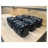 INSIGNIA Lot of 6- Camera Cases - White Polka Dots on Black