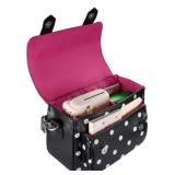 INSIGNIA Lot of 6- Camera Cases - White Polka Dots on Black